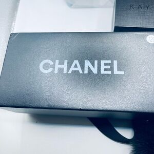 CHANEL Black and White Logo Gift Box